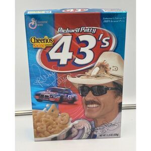Richard Petty Signed Cereal Box Cheerios Nascar Racing 43s Collectors Edition 2